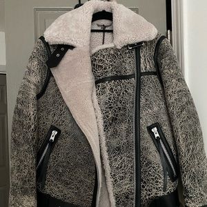 AllSaints Rei Shearling Jacket